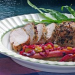 rhubarb and pork loin