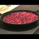 cranberries, sugar, orange, cognac