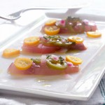 Home » Yellowtail Crudo With Kumquats & Jalapeño