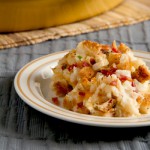 Cheesy Potato & Bacon “Brown Betty”
