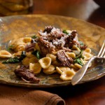 Cabernet Braised Short Ribs with Swiss Chard and Orecchiette