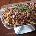 Spicy Nuts with Fried Garlic, Shallots & Rosemary