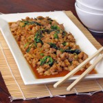 Spicy Thai Basil Chicken (Gkai Pad Gka-prow)