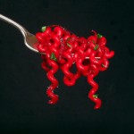 Red Beet Fusilli with Balsamic, Poppy Seeds & Mint