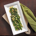 Garlic-Braised Dandelion Greens with Pancetta