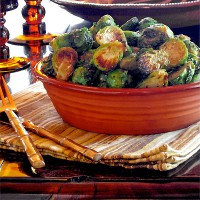Oven-Roasted Brussels Sprouts with Fennel Seeds