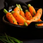 carrots with chives