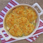 Turkey Apple Pot Pie with Cheddar Biscuit Crust