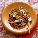 chicken liver fettuccine