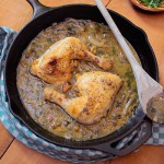 Braised chicken thighs and legs