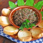 chciken liver bruschetta