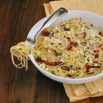 Fresh Corn and Sun-Dried Tomato Pasta