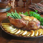 Roasted Duck with Apples, Honey & Cider Vinegar