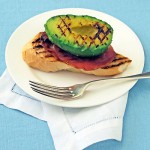 Grilled Avocado & Prosciutto Open-Faced Sandwich
