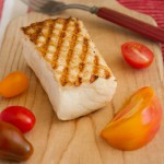 Grilled Alaskan wild halibut
