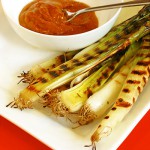 Grilled Leeks with Romesco (Calçotada)