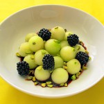 melons and blackberries