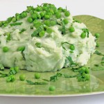 potatoes peas and mint