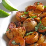 Garlic New Potatoes with Lemongrass and Mint