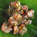 Hawaiian Poke- Wasabi Ono with Tobiko