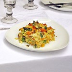 roasted pumpkin and asparagus lasagna