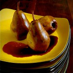 Roasted Pears with Balsamic Glaze