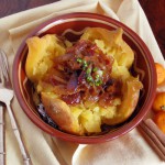 baked rutabaga with onion confit