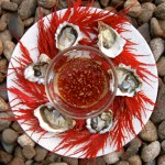 Oysters with Red Mignonette
