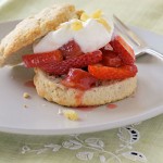 Rhubarb & Strawberry Shortcake