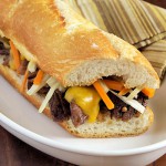 Ale-Braised Short Rib Sandwich with Horseradish & Pickled Vegetable Relish