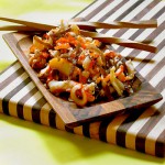 Spicy Squid Salad with Shiitake, Sesame & Lime