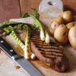grilled strip steak