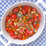 Chopped Tomato Relish with Fried Garlic and Capers