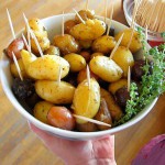 Roasted baby potatoes with truffles from Sippity Sup