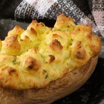 cheddar cheese twice baked potatoes