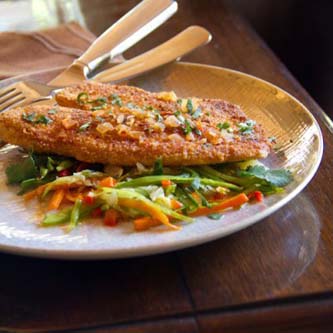 Almond Crusted Tilapia