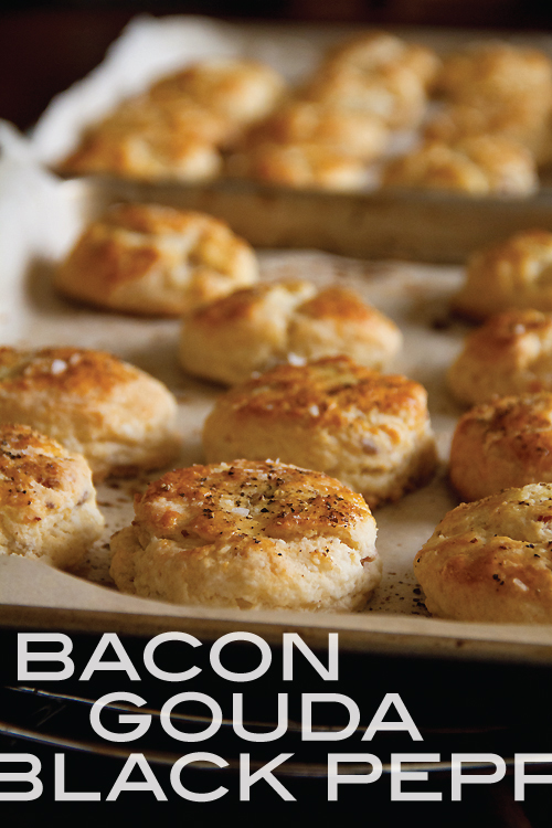 Bacon Gouda Black Pepper Biscuits