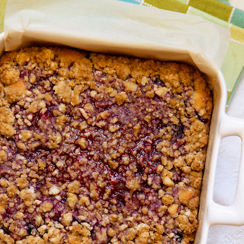 Blackberry Crumb Bars