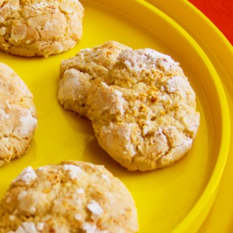 lemon crackle cookies with cayenne