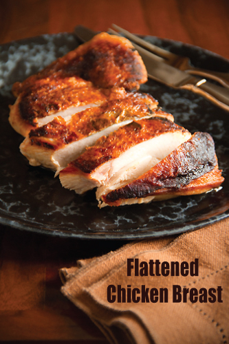 Flattened Chicken Breast