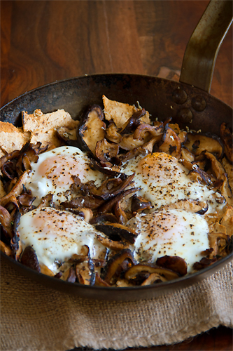 Baked Eggs Mushroom