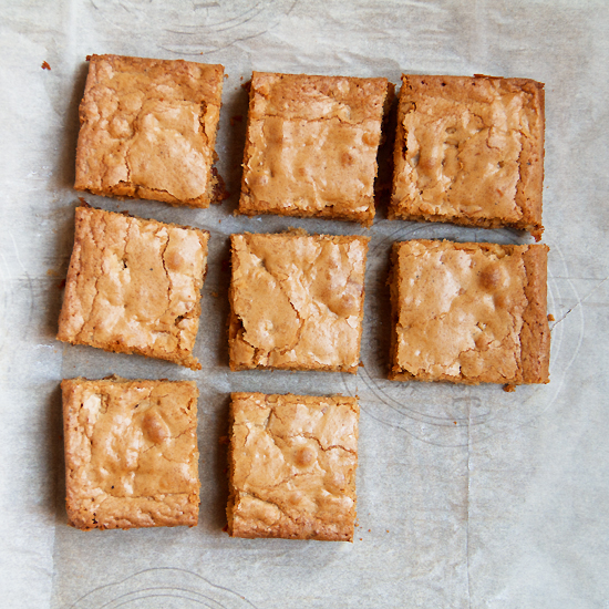 Brown-Butter Toffee Blondies