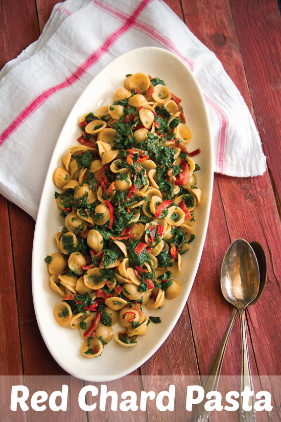 red chard pasta