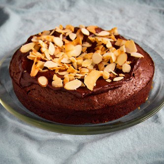 Chocolate Almond and Coconut Cake