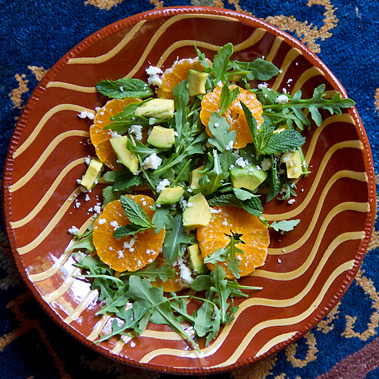 Tangerine and Avocado Salad