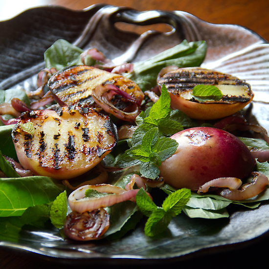 Grilled Nectarine Salad