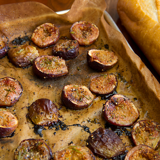 Roasted Figs with Honey and Rosemary