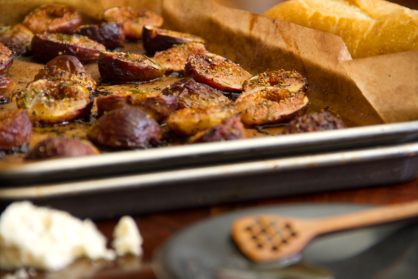 Roasted Figs with Gorgonzola and Rosemary