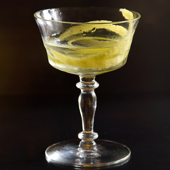 lemon-gin martini