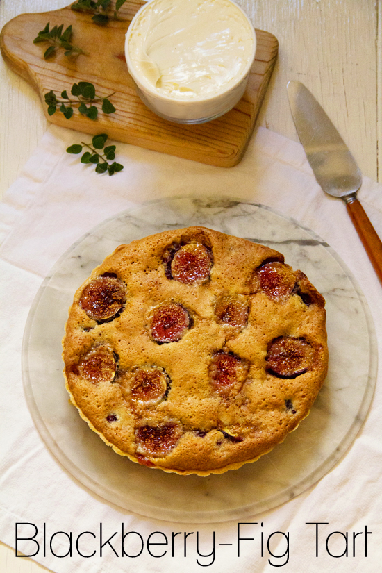 Blackberry-Fig Tart with Oregano